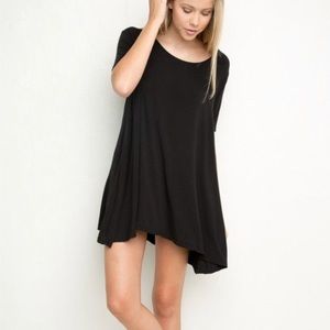 black brandy melville swing dress